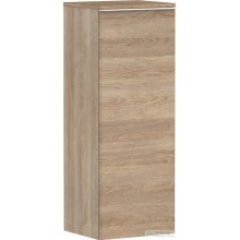   Hansgrohe Xelu Q 106,5x40x37 cm-es 1 ajtós,jobbos fali szekrény matt fehér fogantyúval,természetes tölgy 54133700