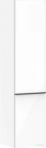 Hansgrohe Xelu Q 165x40x35 cm-es 2 ajtós,balos fali szekrény matt fekete fogantyúval,fényes fehér 54135670