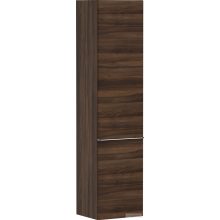   Hansgrohe Xelu Q 165x40x35 cm-es 2 ajtós,balos fali szekrény króm fogantyúval,sötét dió 54138000