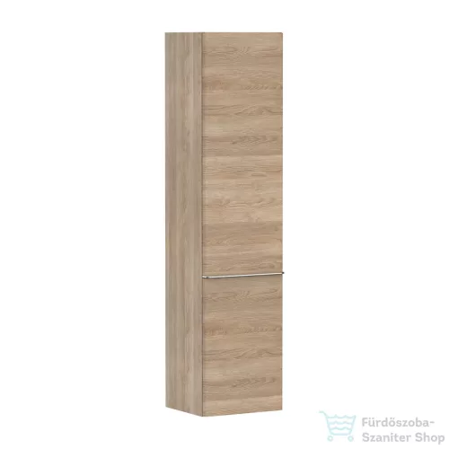 Hansgrohe Xelu Q 165x40x35 cm-es 2 ajtós,jobbos fali szekrény króm fogantyúval,természetes tölgy 54141000