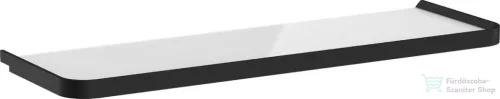 Hansgrohe Xelu Q 42,8x14 cm-es üveg polc Xelu bútorhoz,matt fekete 54144670