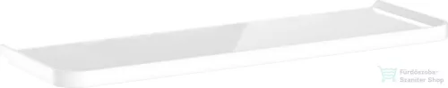 Hansgrohe Xelu Q 42,8x14 cm-es üveg polc Xelu bútorhoz,matt fehér 54144700