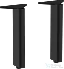 Hansgrohe Xelu Q 2 db-os láb készlet Xelu szekrényekhez,matt fekete 54145670