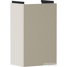   Hansgrohe XEVOLOS E 57,5x34x24,5 cm-es 1 ajtós,balos fali szekrény mosdó nélkül,matt homok/texturált bronz 54167390