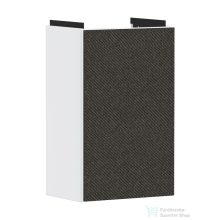   Hansgrohe XEVOLOS E 57,5x34x24,5 cm-es 1 ajtós,jobbos fali szekrény mosdó nélkül, matt fehér/textil sötétszürke 54169660