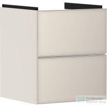   Hansgrohe XEVOLOS E 48x47,5 cm-es 2 fiókos fali szekrény mosdó nélkül,matt/metál homok 54173790