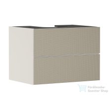   Hansgrohe XEVOLOS E 78x55 cm-es 2 fiókos fali szekrény pult nélkül,matt homok/texturált bronz 54188390