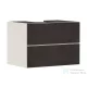 Hansgrohe XEVOLOS E 78x55 cm-es 2 fiókos fali szekrény pult nélkül,matt homok/sötét tölgy 54188730