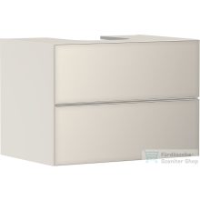   Hansgrohe XEVOLOS E 78x55 cm-es 2 fiókos fali szekrény pult nélkül,matt/metál homok 54188790