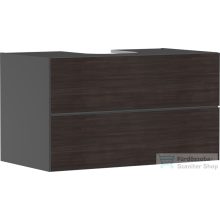   Hansgrohe XEVOLOS E 98x55 cm-es 2 fiókos fali szekrény pult nélkül,matt palaszürke/sötét tölgy 54192730