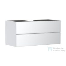   Hansgrohe XEVOLOS E 118x55 cm-es 2 fiókos fali szekrény pult nélkül,matt/metálfehér 54193320