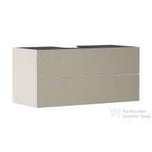   Hansgrohe XEVOLOS E 118x55 cm-es 2 fiókos fali szekrény pult nélkül,matt homok/texturált bronz 54194390