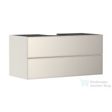   Hansgrohe XEVOLOS E 118x55 cm-es 2 fiókos fali szekrény pult nélkül,matt/metál homok 54194790