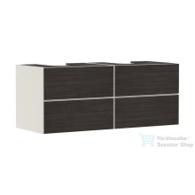   Hansgrohe XEVOLOS E 137x55 cm-es 4 fiókos fali szekrény pult nélkül,matt homok/sötét tölgy 54197730