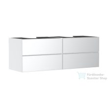   Hansgrohe XEVOLOS E 157x55 cm-es 4 fiókos fali szekrény pult nélkül,matt/metálfehér 54199320