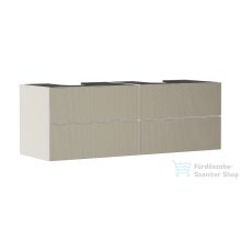   Hansgrohe XEVOLOS E 157x55 cm-es 4 fiókos fali szekrény pult nélkül,matt homok/texturált bronz 54200390