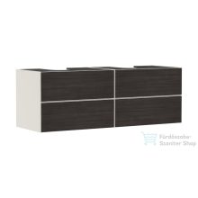   Hansgrohe XEVOLOS E 157x55 cm-es 4 fiókos fali szekrény pult nélkül,matt homok/sötét tölgy 54200730