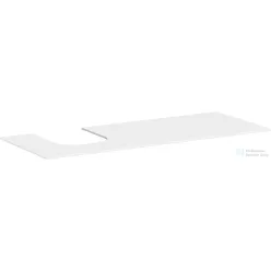   Hansgrohe Xevolos E 137x55 cm-es pult Xevolos szekrényhez bal oldali kivágással,matt fehér 54205700
