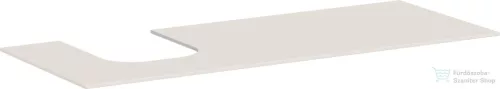 Hansgrohe Xevolos E 137x55 cm-es pult Xevolos szekrényhez bal oldali kivágással,matt homok 54205780