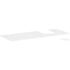   Hansgrohe Xevolos E 137x55 cm-es pult Xevolos szekrényhez jobb oldali kivágással,matt fehér 54206700