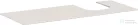 Hansgrohe Xevolos E 137x55 cm-es pult Xevolos szekrényhez jobb oldali kivágással,matt homok 54206780