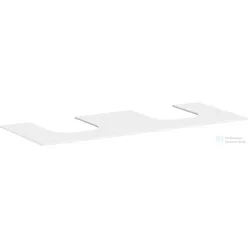   Hansgrohe Xevolos E 137x55 cm-es pult Xevolos szekrényhez két kivágással,matt fehér 54207700