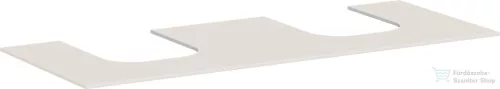 Hansgrohe Xevolos E 137x55 cm-es pult Xevolos szekrényhez két kivágással,matt homok 54207780