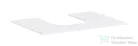 Hansgrohe Xevolos E 78x55 cm-es pult Xevolos szekrényhez kivágással,matt fehér 54208700