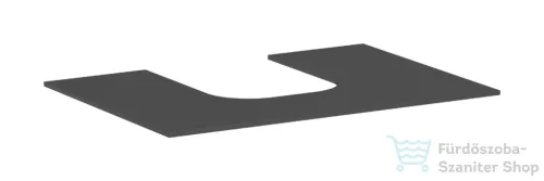 Hansgrohe Xevolos E 78x55 cm-es pult Xevolos szekrényhez kivágással,matt palaszürke 54208760