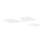 Hansgrohe Xevolos E 98x55 cm-es pult Xevolos szekrényhez kivágással,matt fehér 54209700