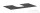 Hansgrohe Xevolos E 98x55 cm-es pult Xevolos szekrényhez kivágással,matt palaszürke 54209760