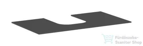 Hansgrohe Xevolos E 98x55 cm-es pult Xevolos szekrényhez kivágással,matt palaszürke 54209760
