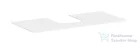 Hansgrohe Xevolos E 118x55 cm-es pult Xevolos szekrényhez középső kivágással,matt fehér 54210700
