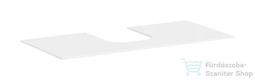 Hansgrohe Xevolos E 118x55 cm-es pult Xevolos szekrényhez középső kivágással,matt fehér 54210700