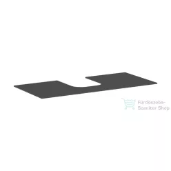   Hansgrohe Xevolos E 118x55 cm-es pult Xevolos szekrényhez középső kivágással,matt palaszürke 54210760