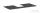 Hansgrohe Xevolos E 118x55 cm-es pult Xevolos szekrényhez középső kivágással,matt palaszürke 54210760