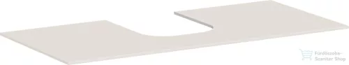 Hansgrohe Xevolos E 118x55 cm-es pult Xevolos szekrényhez középső kivágással,matt homok 54210780