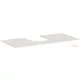 Hansgrohe Xevolos E 118x55 cm-es pult Xevolos szekrényhez középső kivágással,matt homok 54210780