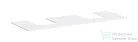 Hansgrohe Xevolos E 157x55 cm-es pult Xevolos szekrényhez két kivágással,matt fehér 54211700