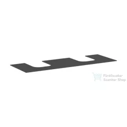   Hansgrohe Xevolos E 157x55 cm-es pult Xevolos szekrényhez két kivágással,matt palaszürke 54211760