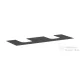 Hansgrohe Xevolos E 157x55 cm-es pult Xevolos szekrényhez két kivágással,matt palaszürke 54211760