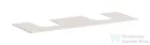 Hansgrohe Xevolos E 157x55 cm-es pult Xevolos szekrényhez két kivágással,matt homok 54211780