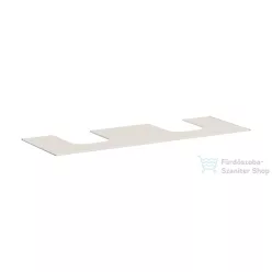   Hansgrohe Xevolos E 157x55 cm-es pult Xevolos szekrényhez két kivágással,matt homok 54211780