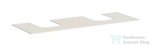 Hansgrohe Xevolos E 157x55 cm-es pult Xevolos szekrényhez két kivágással,matt homok 54211780