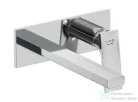 Kludi NOVA DECUS falsík alatti mosdó csaptelep 22 cm-es kifolyóval, alaptest és leeresztő nélkül, króm 542450575