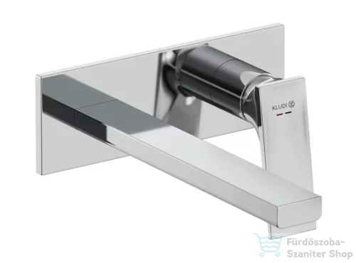 Kludi NOVA DECUS falsík alatti mosdó csaptelep 22 cm-es kifolyóval, alaptest és leeresztő nélkül, króm 542450575