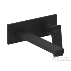  Kludi NOVA DECUS falsík alatti mosdó csaptelep 22 cm-es kifolyóval, alaptest és leeresztő nélkül, matt fekete 542453975