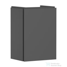   Hansgrohe XILESA E 43x33 cm-es 1 ajtós fali szekrény mosdó nélkül, balos, matt palaszürke 54245760