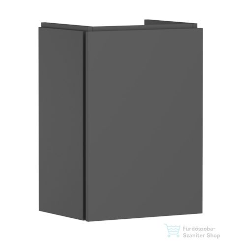 Hansgrohe XILESA E 43x33 cm-es 1 ajtós fali szekrény mosdó nélkül, balos, matt palaszürke 54245760