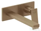 Kludi NOVA DECUS falsík alatti mosdó csaptelep 22 cm-es kifolyóval, alaptest és leeresztő nélkül, szálcsiszolt bronz 54245N175